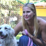 Ivana Gottová se psem.